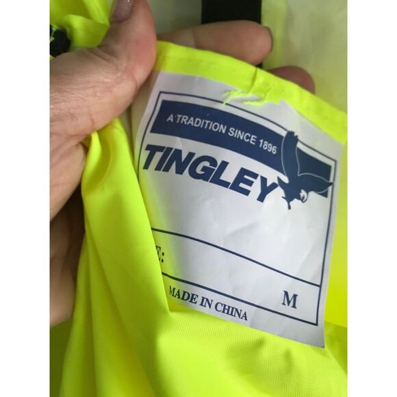 Vision Overall Ylw/Green Breathable M TINGLEY O23122 Meets ANSI/SEA 107-2010 - Picture 7 of 9